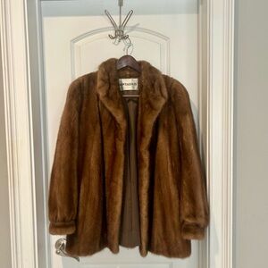 Vintage Christian Dior Mink Coat